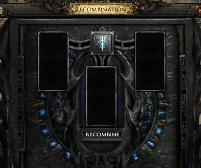 poe2 recombination screen display